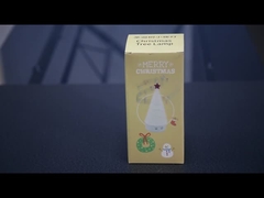 Lumière de nuit d'arbre de Noël écologique personnalisée avec fonction de contrôle tactile et de musique